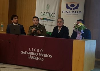 Dirección de Seguridad Pública realiza talleres de prevención de delitos en establecimientos educacionales de Castro