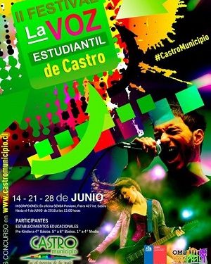 Estudiantes de Castro se lucen en el II Festival de la Voz