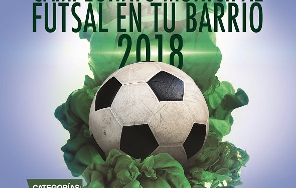 Futsal en tu barrio 2018 arranca este domingo 24 de junio