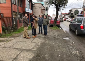 Alcalde Vera anunció inversión de 457 millones de pesos para conservación de veredas en Castro Alto