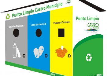 Castro inicia un cambio en el tratamiento de la basura con la instalación de puntos limpios en la comuna
