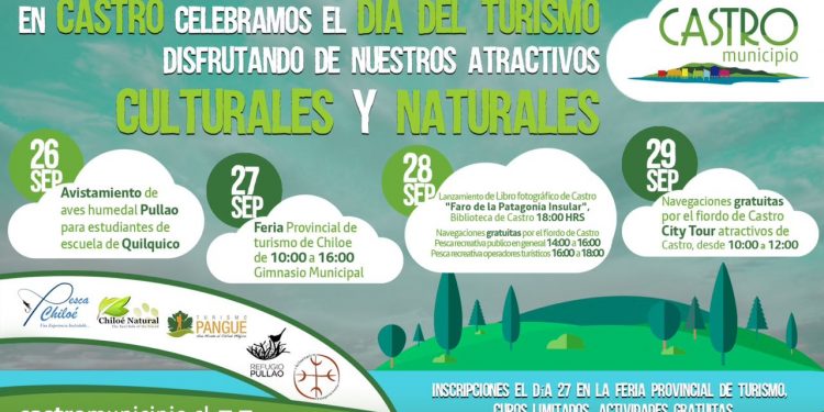 Castro celebra la semana del turismo con diversas actividades a partir del 26 de septiembre