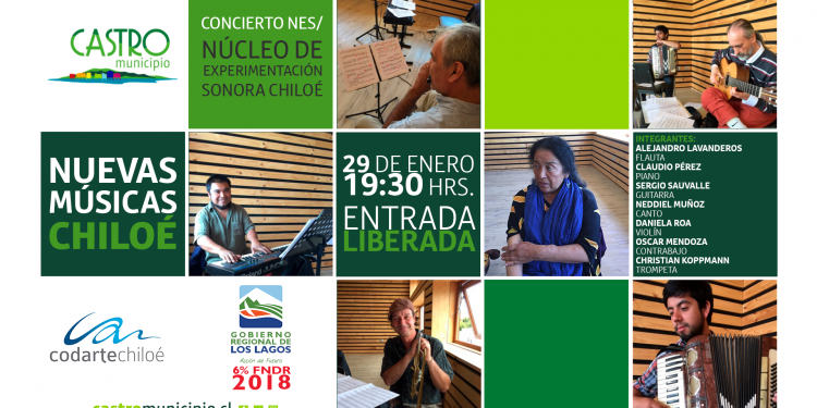 Tres conciertos realizarán en Chiloé el Núcleo de Experimentación Sonora Chiloé NES