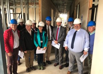 Concejo en Terreno corrobora avance de obras en construcción en la comuna de Castro