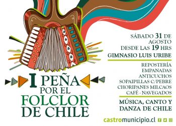 Primera peña del folclor se toma el escenario musical castreño