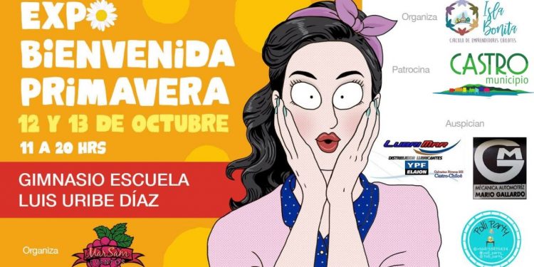 Feria de emprendimiento Bienvenida Primavera se realiza durante este fin de semana en Castro