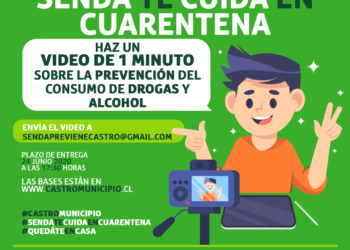 Castro Municipio invita a participar del concurso audiovisual SENDA TE CUIDA EN CUARENTENA