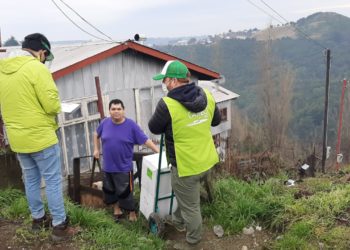1500 canastas de la campaña Alimentos para Chile han sido entregadas durante las 3 últimas  semanas por Castro Municipio.