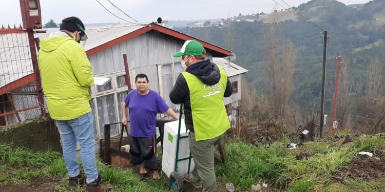 1500 canastas de la campaña Alimentos para Chile han sido entregadas durante las 3 últimas  semanas por Castro Municipio.