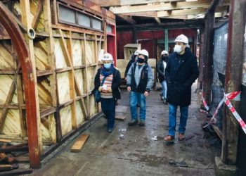 A full se trabaja en lo que será la nueva feria Lillo