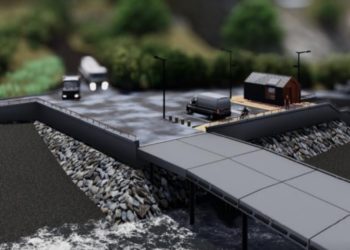 Vecinos de Rilán felices con construcción de futura rampa para el sector