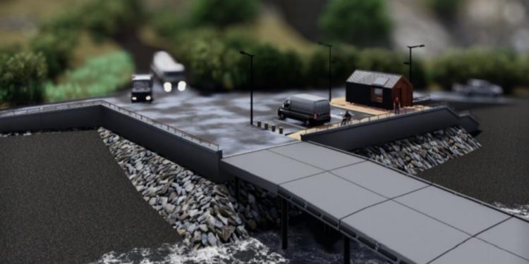 Vecinos de Rilán felices con construcción de futura rampa para el sector