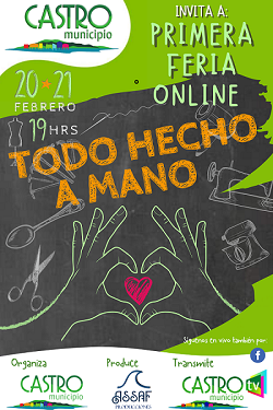 Castro Municipio realiza primera feria online de emprendedores TODO HECHO A MANO