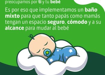 Implementan baño público con mudador en edificio municipal de calle Blanco