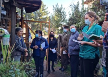 Castro Municipio fomenta la buena convivencia entre vecinos en Población Yungay