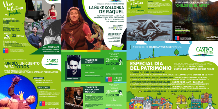 Castro Municipio presenta una nutrida oferta cultural en periodo de cuarentena