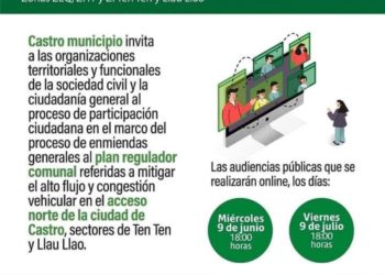 Todos invitados a participar en consulta ciudadana por Plan Regulador Comunal de Castro: acceso norte