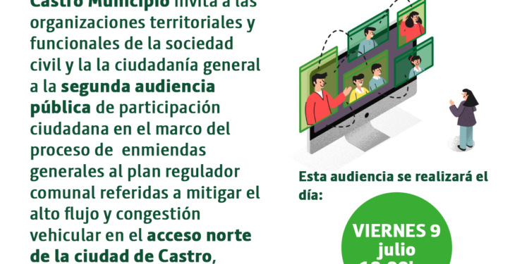 Invitan a participar en 2da consulta ciudadana por mejoras en acceso norte de Castro