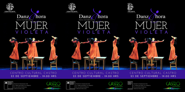 Danza contemporánea llega a las tablas de Chiloé a través de montaje “Mujer Violeta”