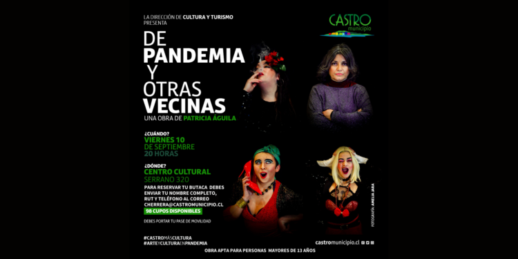 “DE PANDEMIA Y OTRAS VECINAS”: Castro y el teatro se reencuentran con el debut de obra dramática local