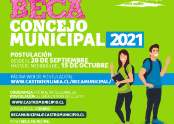 El 20 de septiembre comienza el proceso de postulación a la Beca Concejo Municipal 2021