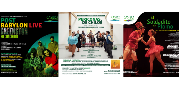 Reggae, Soldadito de Plomo y Periconas por Chiloé: los panoramas culturales de esta semana en Castro