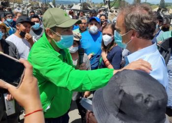 Alcalde Vera: “Estaremos tranquilos hasta cuando comience la reconstrucción”.