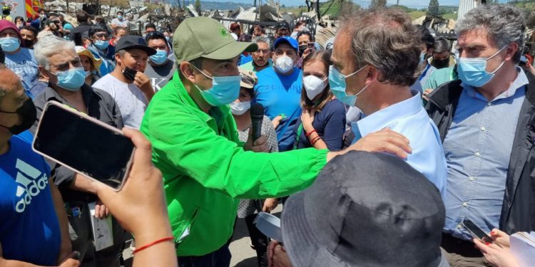 Alcalde Vera: “Estaremos tranquilos hasta cuando comience la reconstrucción”.