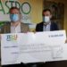 Alcalde Vera recibe aporte de  la Municipalidad de Temuco para damnificados por los incendios