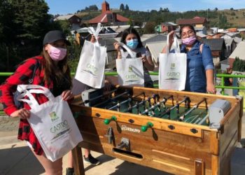 Vecinos de Castro disfrutan de actividad recreativa del programa Quiero Mi Barrio