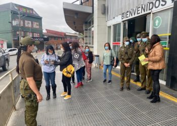 Con fuerte campaña llaman a los transeúntes a cuidar de sus pertenencias