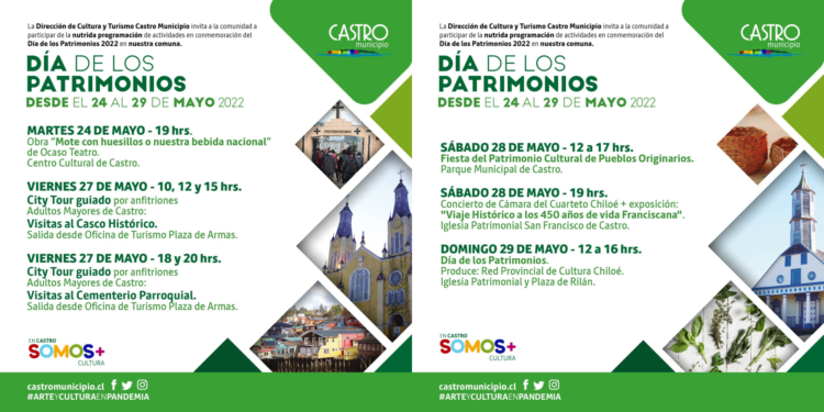 Castro celebra el Día de los Patrimonios con nutrida semana de panoramas