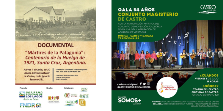 Panoramas en Castro: Documental sobre la Patagonia Rebelde y celebración de los 54 años del conjunto Magisterio