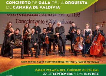 Castro celebra el Día Internacional del Turismo con concierto de la Orquesta de Cámara de Valdivia