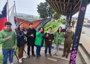 Intervención artística y de seguridad le cambia la cara a Mirador Chacabuco