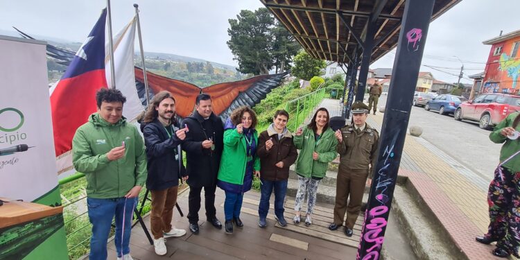Intervención artística y de seguridad le cambia la cara a Mirador Chacabuco