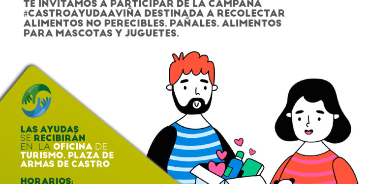 Como una forma de devolver la mano, lanzan campaña “Castro Ayuda a Viña”