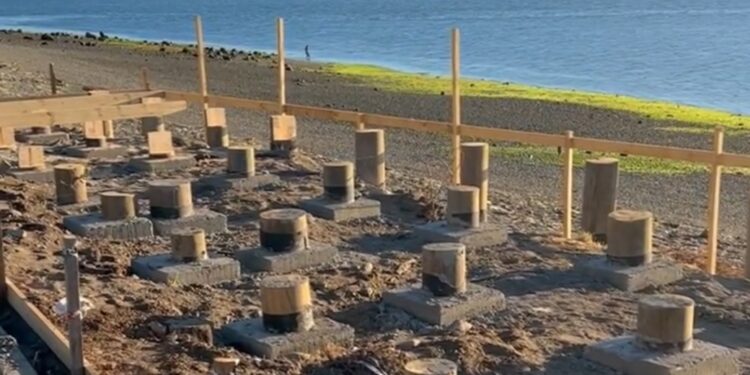 Comenzaron trabajos en puntilla Ten Ten