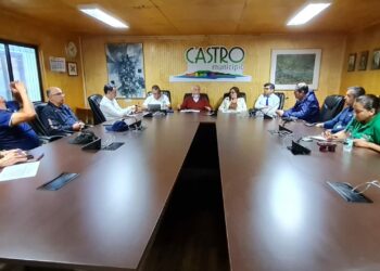 Autoridades coordinan gestión de riesgos de desastres en la comuna de Castro