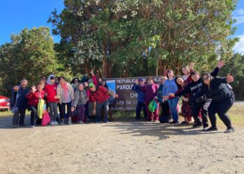 Vecinos del Barrio El Esfuerzo de Castro visitaron el Parque Nacional Chiloé