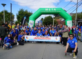 Con cicletada familiar se conmemoró un nuevo Día Mundial del Autismo