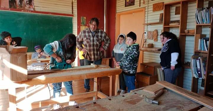 Se reanuda la Escuela Patrimonial de artesanía y oficios Lingue este segundo semestre