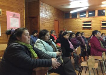 Vecinos aprueban instalación de señaléticas y paraderos en Barrio Tejiendo Sueños de Castro