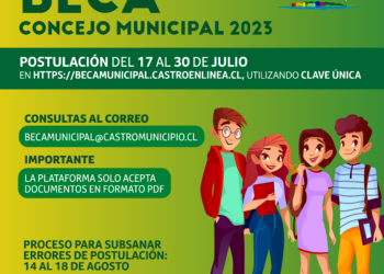 Comienza el proceso de postulación a la Beca Concejo Municipal 2023