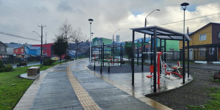 Plaza Villa Chiloé está lista para ser inaugurada