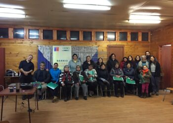 Barrio Tejiendo Sueños de Castro finaliza 1er ciclo de capacitaciones con Programa CERT