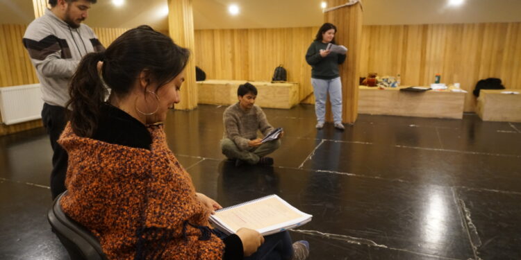 Vecinas y vecinos de Castro se lucen en taller de Experiencia Teatral
