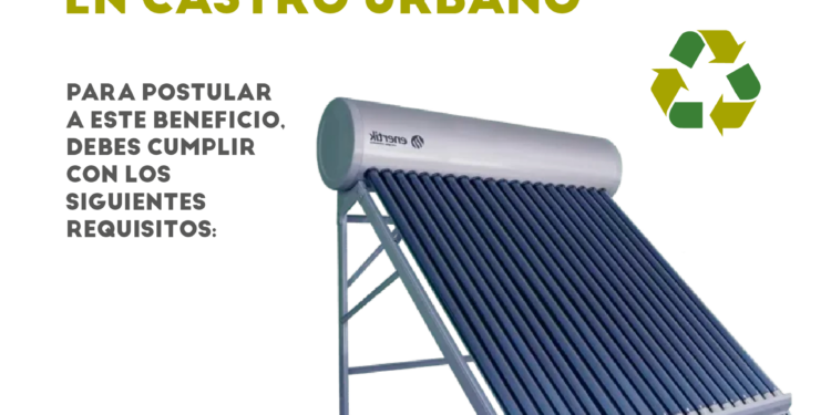 Castro avanza a la sostenibilidad a través de la instalación de colectores solares