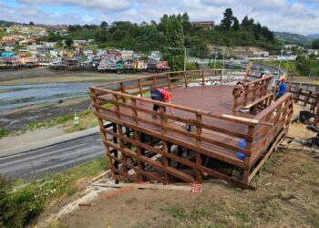 Mirador “Astillero sur” presenta importante avance de obras