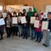 Castro celebró el empoderamiento femenino y el Día de la Madre con entrega de certificados a participantes del curso de cestería